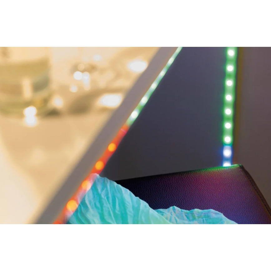Paulmann 70697 - LED RGBW/10,5W Himmennettävä nauha DIGITAL 4,8m 230V + kaukosäädin