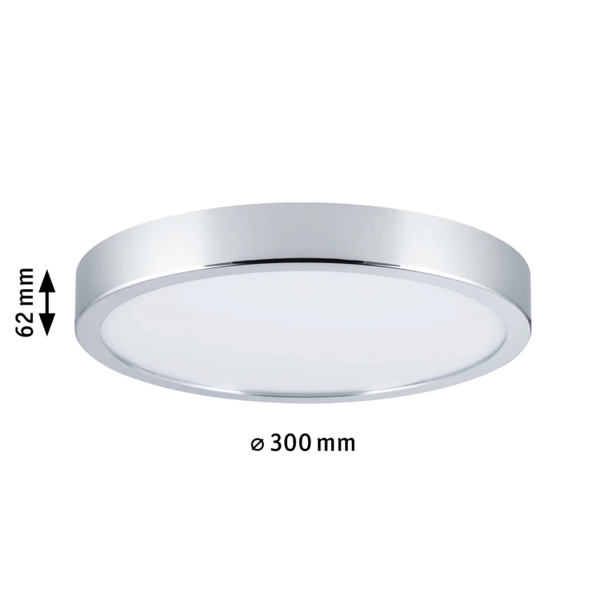 Paulmann 70882-LED/22,5W IP44 Himmennettävä kylpyhuoneen kattovalaisin AVIAR 230V