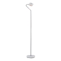 Paulmann 70920 - LED/7,5W Himmennettävä lattiavalaisin RAMOS 230V valkoinen/kiiltävä kromipinta