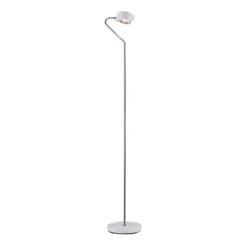 Paulmann 70920 - LED/7,5W Himmennettävä lattiavalaisin RAMOS 230V valkoinen/kiiltävä kromipinta