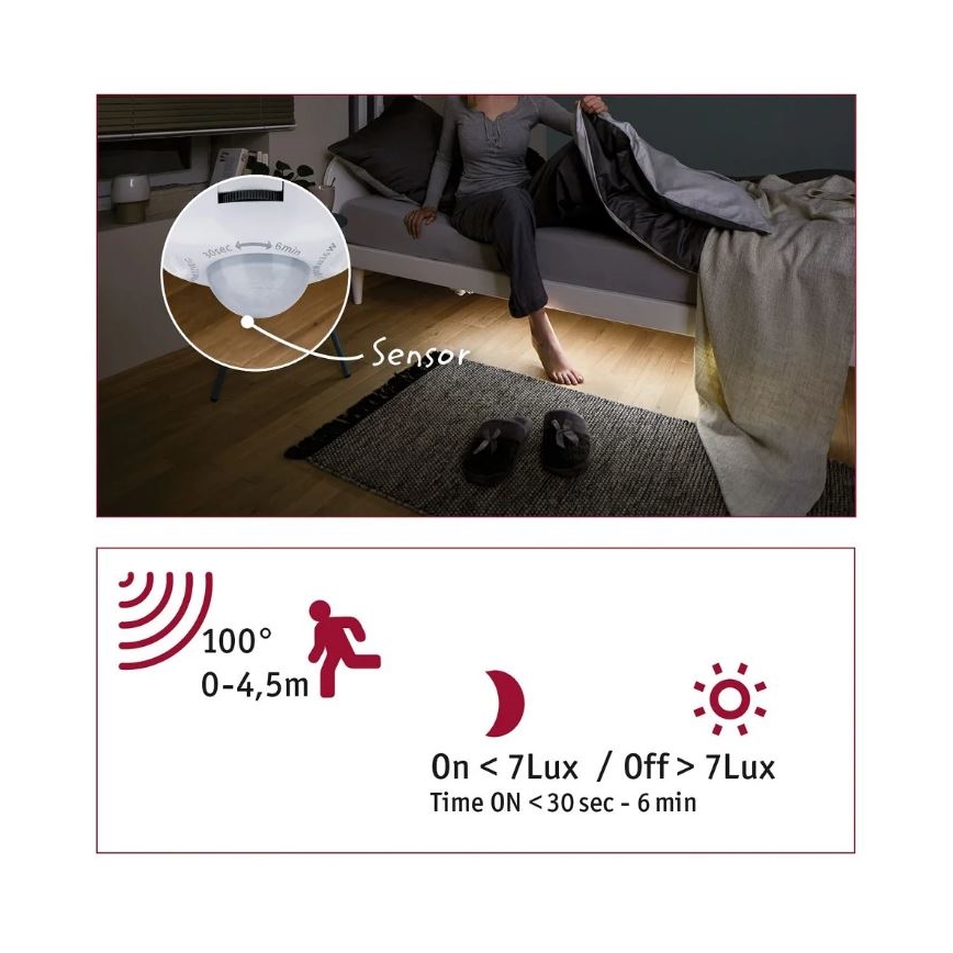 Paulmann 70955 - LED/3W Strip anturilla 1m YOURLED 230V