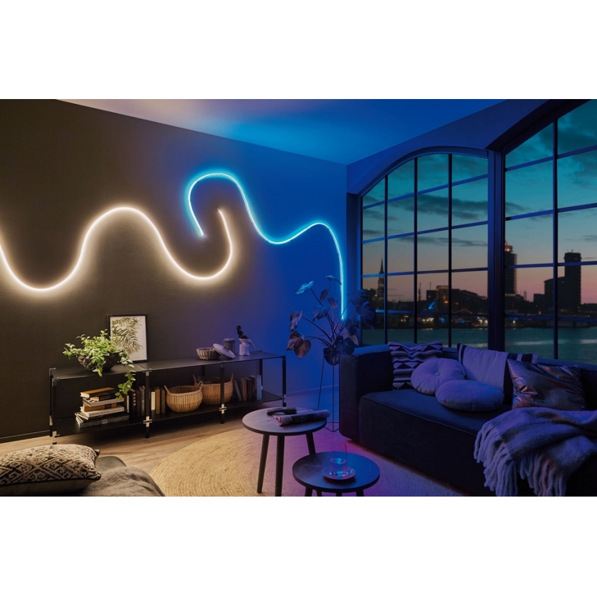Paulmann 70966 - LED-RGB / 27W IP67 Himmennettävä nauha ulkokäyttöön FLOW 3m 230 / 24V