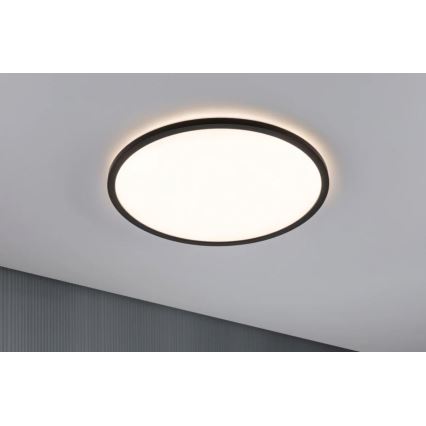 Paulmann 70999 - LED/22W himmennettävä ATRIA-paneeli 230V 3000K halkaisija 42 cm musta