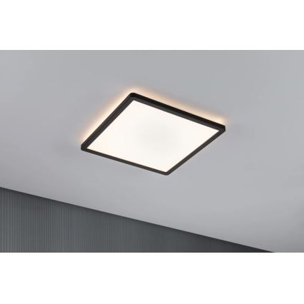 Paulmann 71001 - LED/16W Liitetty paneeli ATRIA 230V 3000K 29,3x29,3 cm musta