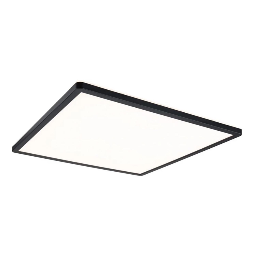 Paulmann 71002 - LED/22W Himmennyspaneeli ATRIA 230V 3000K 42x42 cm musta