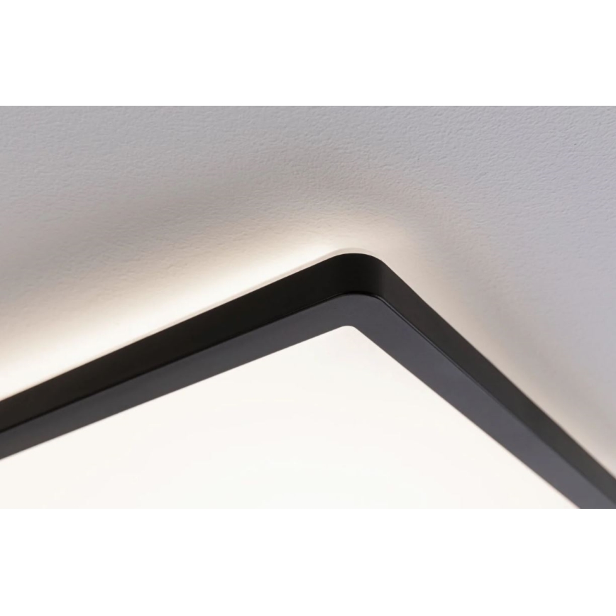 Paulmann 71003 - LED/22W Himmennyspaneeli ATRIA 230V 3000K 20x58 cm musta
