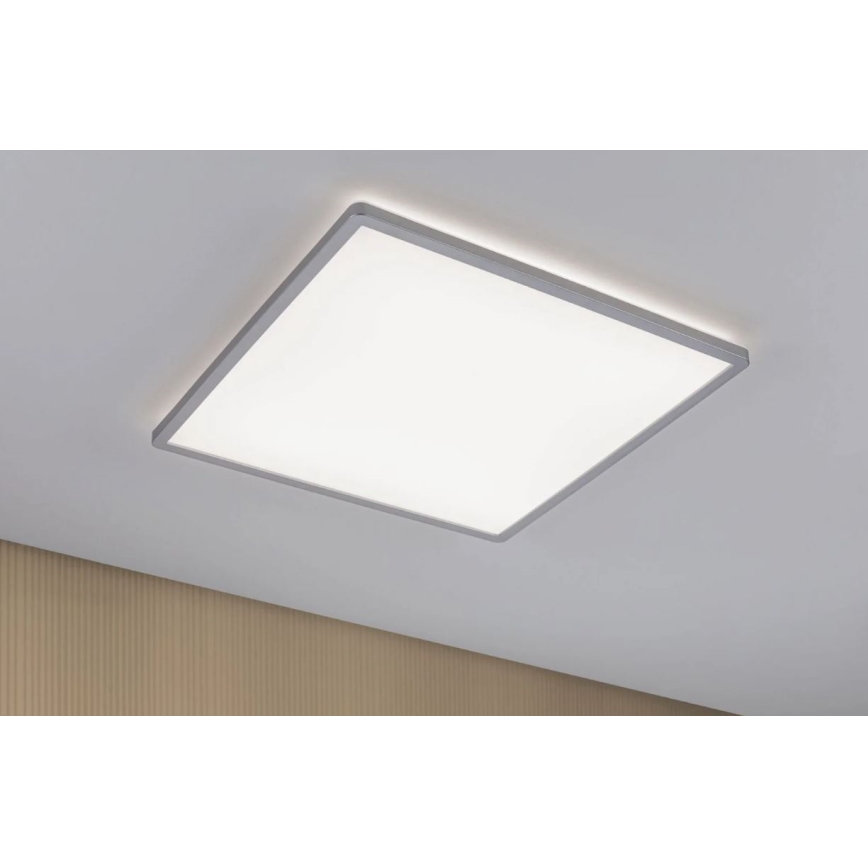 Paulmann 71009 - LED/22W himmennettävä ATRIA-paneeli 230V 4000K 42x42 cm mattakromi