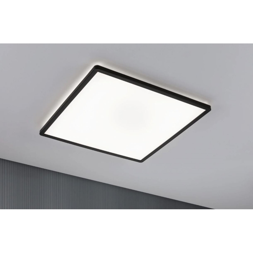Paulmann 71016 - LED/22W himmennettävä ATRIA-paneeli 230V 4000K 42x42 cm musta