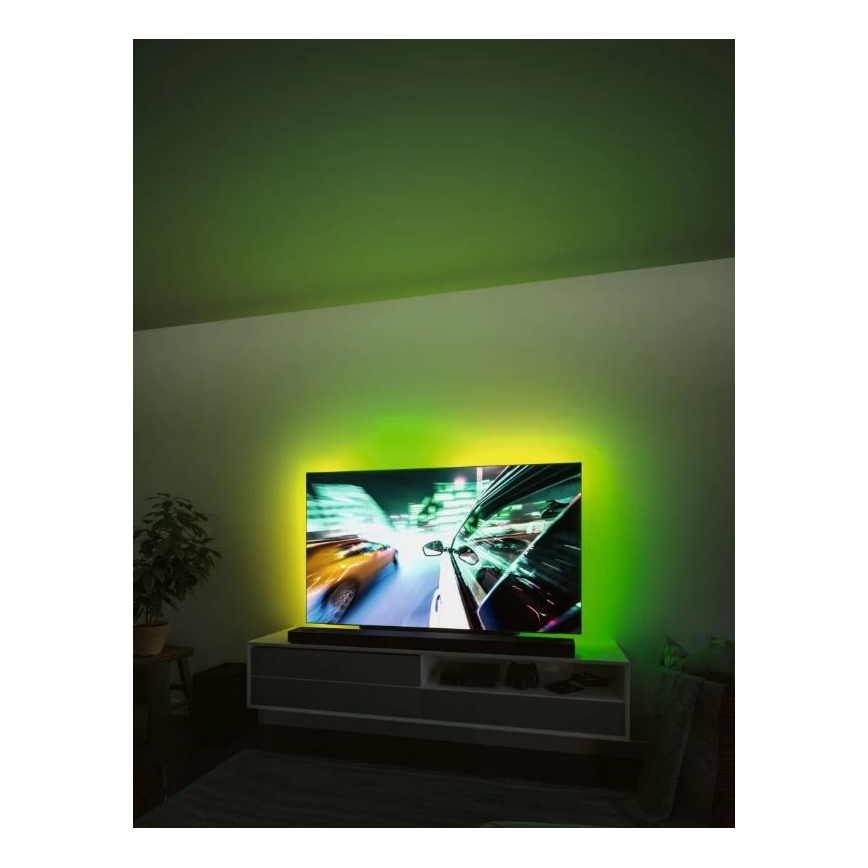 Paulmann 78880 - LED/3,5W RGB Himmennettävä nauha televisioon 2m ZOLL 5V + kauko-ohjaus