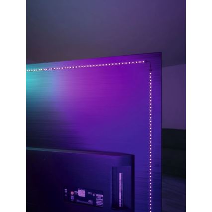 Paulmann 78880 - LED/3,5W RGB Himmennettävä nauha televisioon 2m ZOLL 5V + kauko-ohjaus