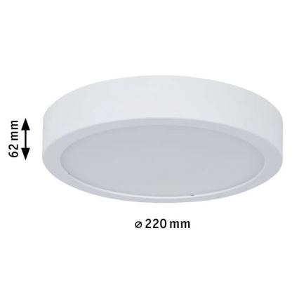 Paulmann 78923 - LED/13W IP44 Himmennettävä kylpyhuoneen kattovalaisin AVIAR 230V