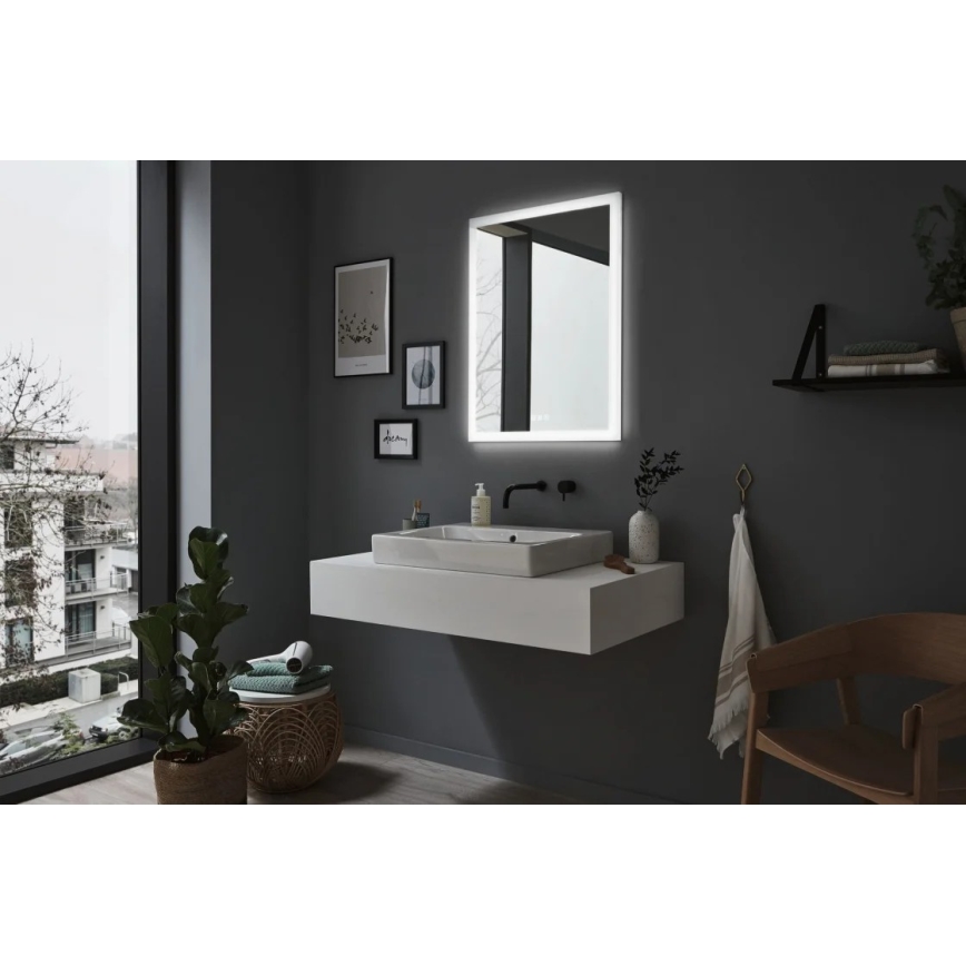 Paulmann 78951 - LED/22W IP44 Himmennettävä kylpyhuoneen lämmitetty peili valaistuksella 230V