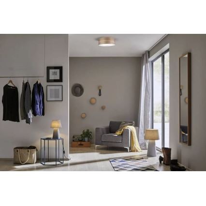 Paulmann 79687 - 3xE27/20W Kattovalo NEORDIC LISKA 230V saksanpähkinä