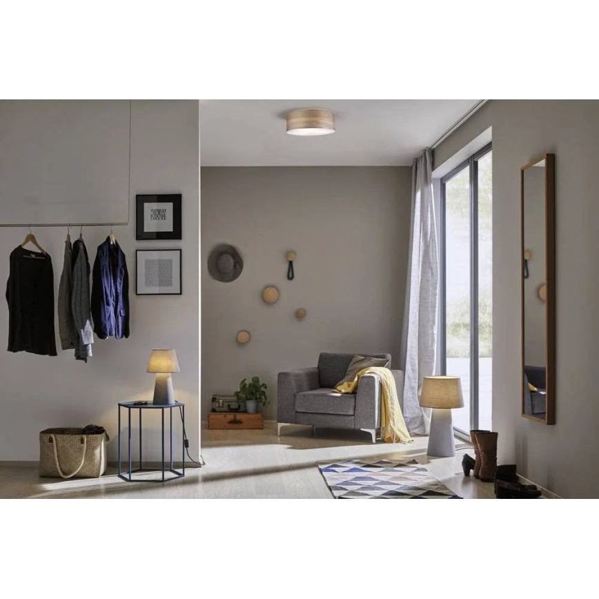 Paulmann 79687 - 3xE27/20W Kattovalo NEORDIC LISKA 230V saksanpähkinä