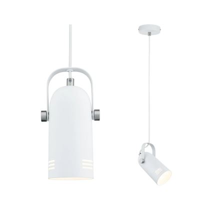 Paulmann 79767 - LAVEA LED RGBW riippuvalaisin kaapelilla 1xE27/9W 230V valkoinen