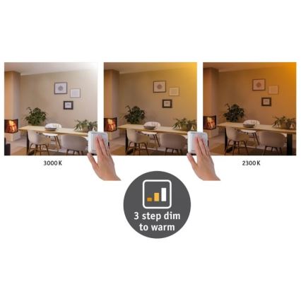 Paulmann 79794 - LED/13W Kattovalo CARPO 230V 2300/2500/3000K