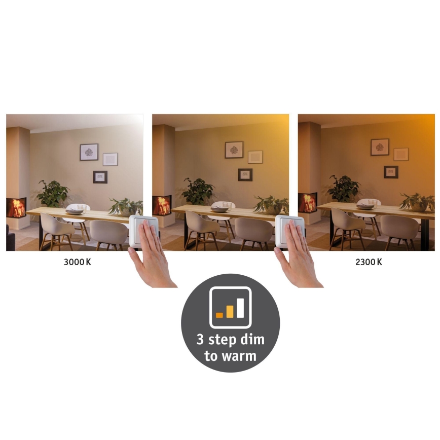 Paulmann 79796 - LED/13W Kattovalo CARPO 230V 2300-3000K