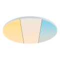 Paulmann 79894 - LED/38W Kattovalaisin VELORA 230V 3000/4000/6500K halkaisija 60 cm valkoinen