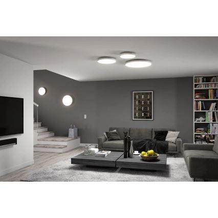 Paulmann 79894 - LED/38W Kattovalaisin VELORA 230V 3000/4000/6500K halkaisija 60 cm valkoinen