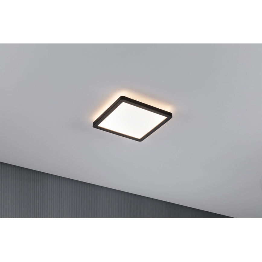 Paulmann 79920 - LED/11,2W Himennettävä paneeli ATRIA 230V 3000K 19x19 cm musta