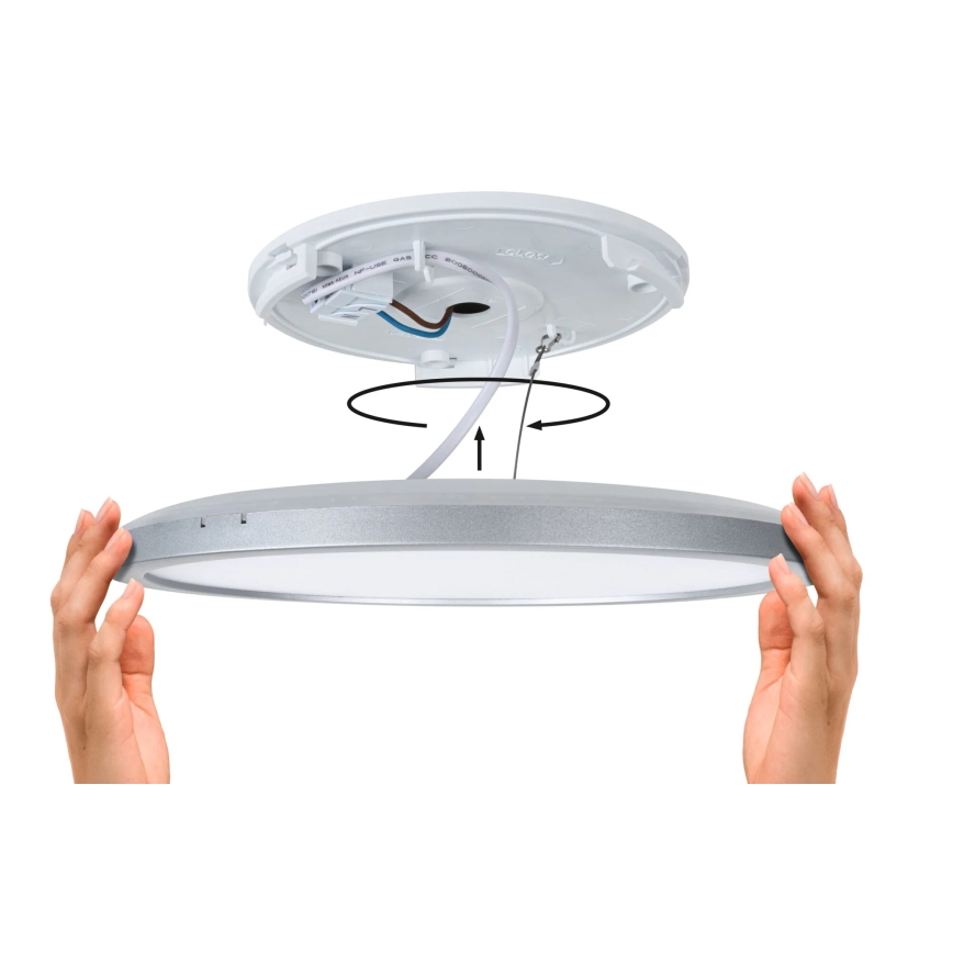 Paulmann 79920 - LED/11,2W Himennettävä paneeli ATRIA 230V 3000K 19x19 cm musta