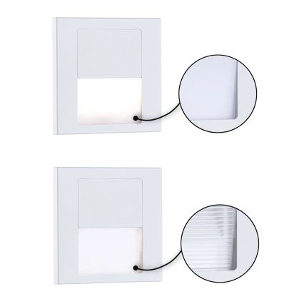 Paulmann 79999 - LED/1W Porrasvalo TSARO 230V Follow/valkoinen