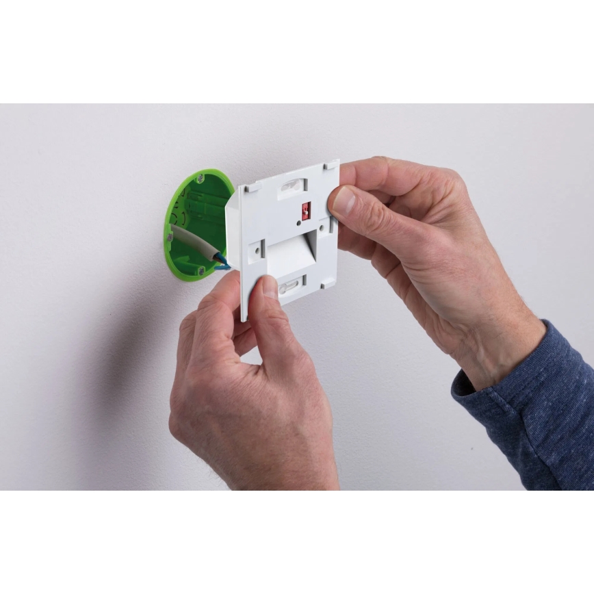 Paulmann 80000 - LED/1W Portaikkunvalo TSARO 230V Follow/matattu kromi