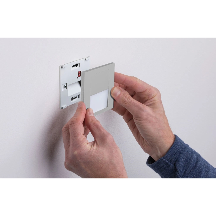 Paulmann 80000 - LED/1W Portaikkunvalo TSARO 230V Follow/matattu kromi