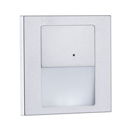 Paulmann 80003 - LED/1W Porrasvalaisin anturilla TSARO 230V Johto/matattu kromi