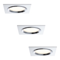 Paulmann 92695 - SARJA 3xLED/8W Himmennettävä upotettava valaisin DICE 230V