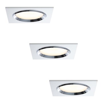 Paulmann 92695 - SARJA 3xLED/8W Himmennettävä upotettava valaisin DICE 230V