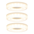 Paulmann 92704 - SETTI 3xLED/5,5W Upotettu valo BAGEL 230V