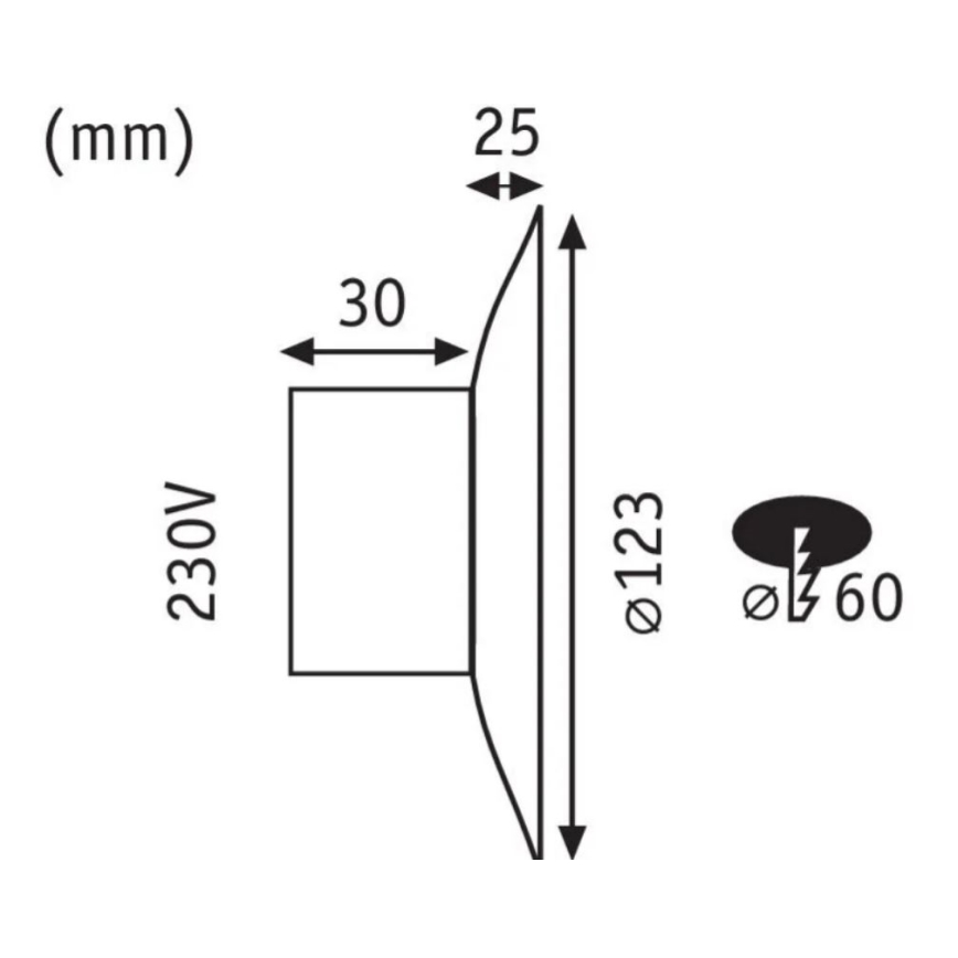 Paulmann 92926 - LED/2W Portaikkovalo DEKORATIIVINEN 230V