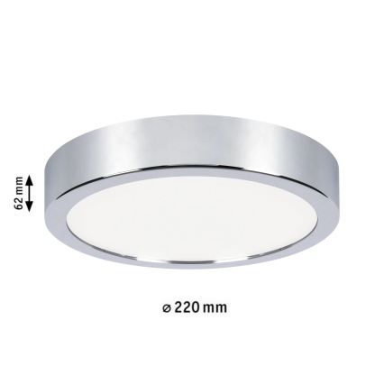 Paulmann 93018 - LED/13W IP44 Himmennettävä kylpyhuoneen kattovalaisin AVIAR 230V