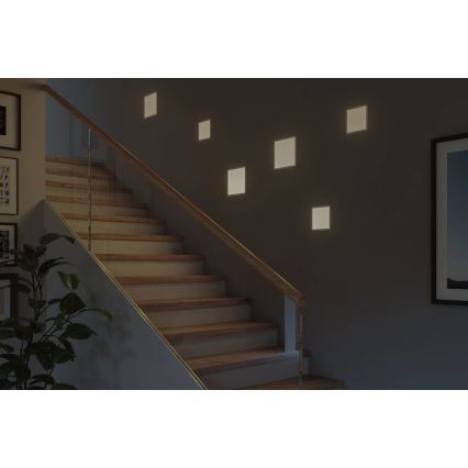 Paulmann 93059 - LED/13W IP44 Himmennettävä kylpyhuoneen upotettava alasvalo AREO 230V 17,5x17,5 cm valkoinen