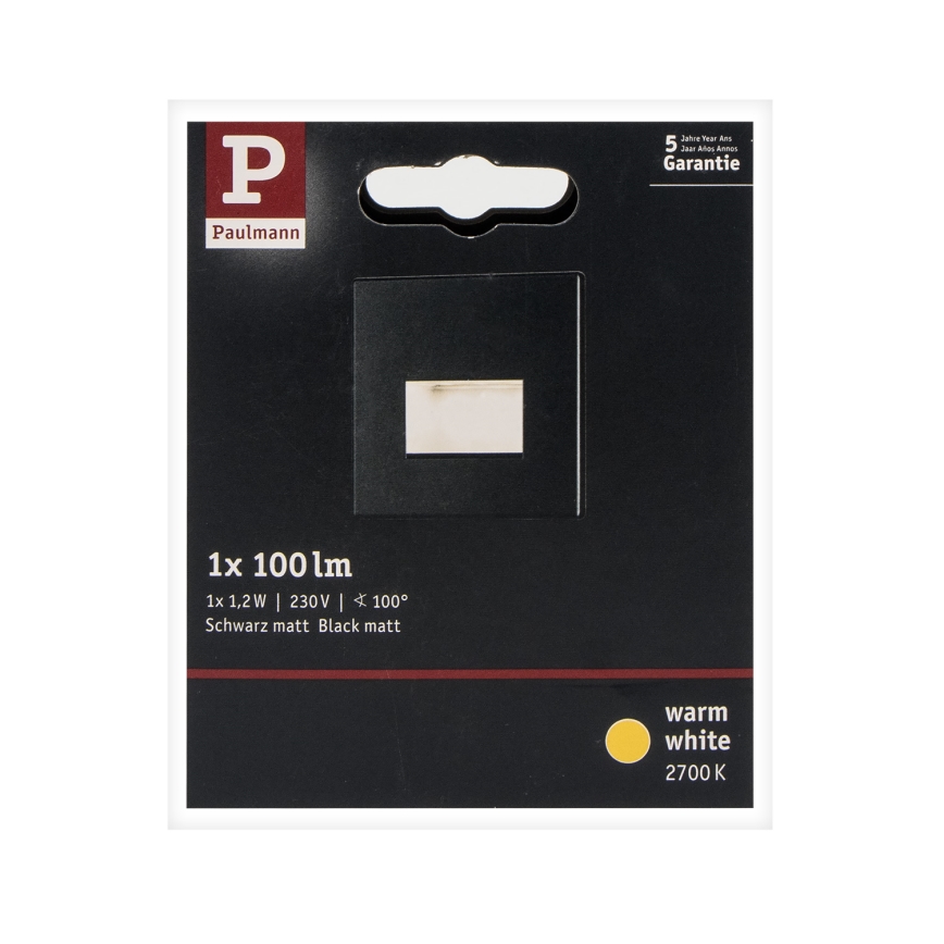 Paulmann 93094 - LED/1,2W PORTAIDEN VALAISIN EDGE 230V