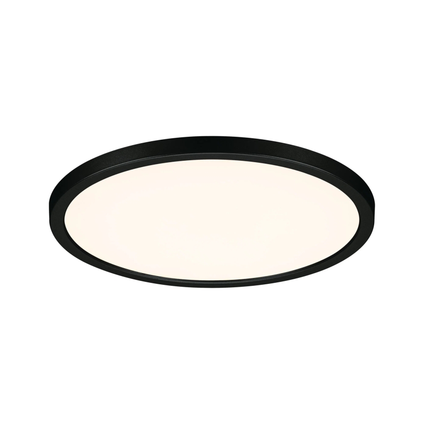 Paulmann 93102 - LED 16 W IP44 himmennettävä kylpyhuoneen upotettava alasvalo AREO 230 V 2000/3000/4000 K halkaisija 23 cm musta
