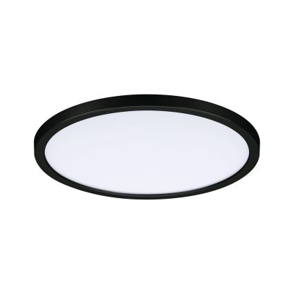 Paulmann 93102 - LED 16 W IP44 himmennettävä kylpyhuoneen upotettava alasvalo AREO 230 V 2000/3000/4000 K halkaisija 23 cm musta