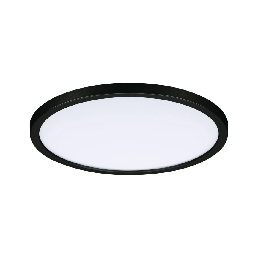 Paulmann 93102 - LED 16 W IP44 himmennettävä kylpyhuoneen upotettava alasvalo AREO 230 V 2000/3000/4000 K halkaisija 23 cm musta