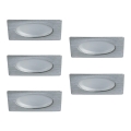 Paulmann 93587 - SETTI 5xLED/0,4W Upotettu valo 12V/230V 2700K