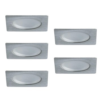 Paulmann 93587 - SETTI 5xLED/0,4W Upotettu valo 12V/230V 2700K