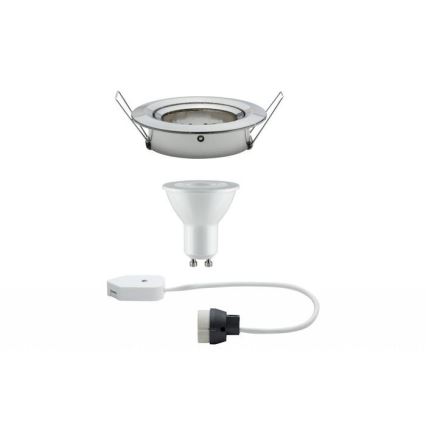 Paulmann 93603 - Upotettava spottivalo kylpyhuoneeseen NOVA LED-GU10/7W IP23 230V