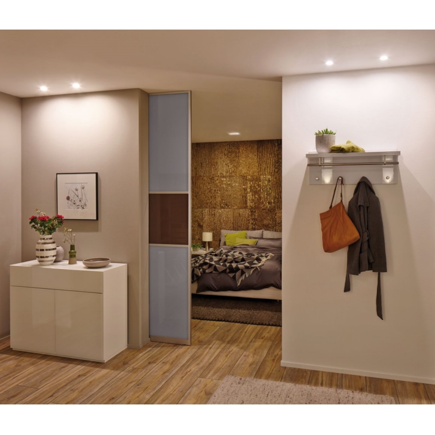 Paulmann 93871 - LED/6W IP23 Himennettävä kylpyhuoneen upotettava alasvalo COIN 230V