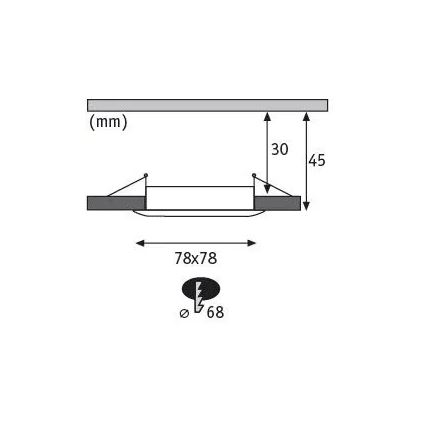 Paulmann 93895 - SETTI 3xLED/6W IP44 Himmennettävä kylpyhuoneen kattovalaisin NOVA 230V