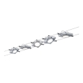 Paulmann 94108 - SARJA 5xLED/4,3W Kohdevalaisin köysijärjestelmään MAC 230V mattakromi