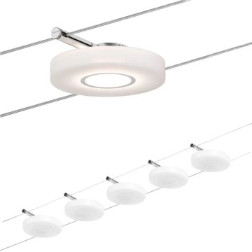 Paulmann 94109 - Sarja 5xLED/4,3W Täydellinen MAC-vaijerijärjestelmä 230V valkoinen