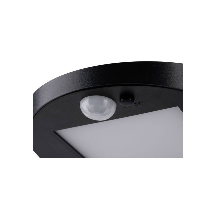 Paulmann 94246 - LED/1,2W IP44 Ulkokäyttöön tarkoitettu aurinkokennovalo liiketunnistimella RYSE 3,7V 1800 mAh