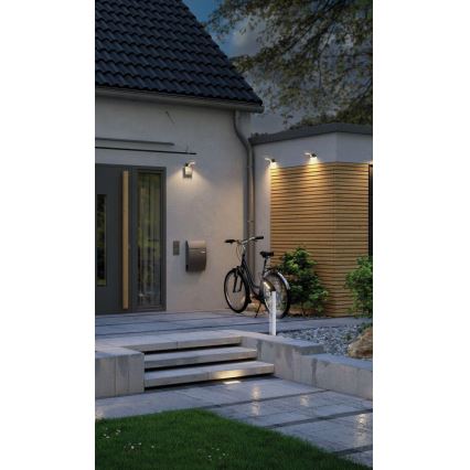 Paulmann 94252 - LED/1,2W IP44 Aurinkokäyttöinen ulkovalaisin anturilla SOLEY 3,7V 1800 mAh