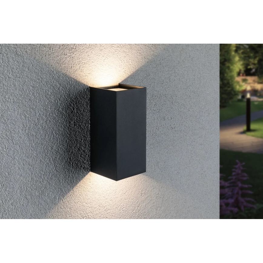 Paulmann 94325 - 2xLED/6,5W IP44 Ulkoseinävalo FLAME 230V