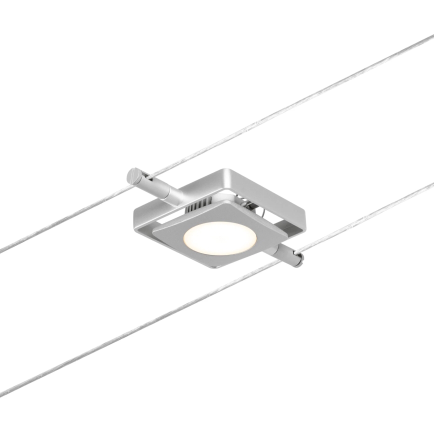 Paulmann 94420 - SARJA 5xLED/4,5W Täydellinen kaapelivalosysteemi MAC 230V mattakromi